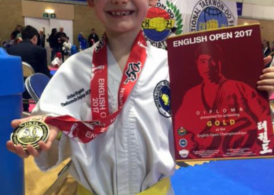 United Kingdom Taekwon-Do Dojangs medal winners from the 2017 English Open Taekwon-Do Championship