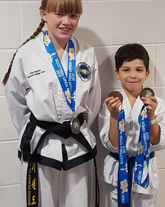 UKTD Medal Winners from the Scottish Open 14th October 2017