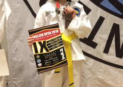 UKTD Medal winners and competitors from the 2019 English Open Taekwon-Do Championship